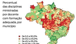 mapa formação professores