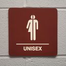 Gender,Neutral,Bathroom,Sign,That,Says,,